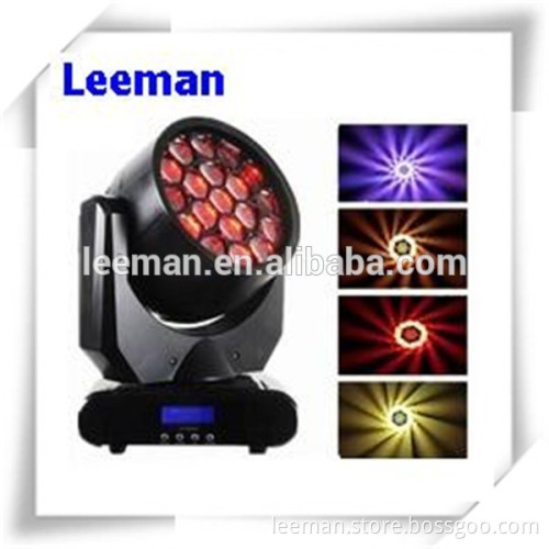 Leeman Group 4-in-1 RGBW 19x12w beam wash led zoom moving head light
